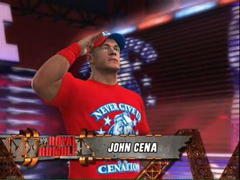Kane Vs John Cena (WWE 12) (Royal Rumble 2012 Simulation)