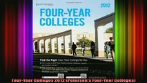 READ book  FourYear Colleges 2012 Petersons FourYear Colleges Full Free