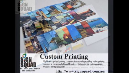 Tải video: Printing Services, Printing Companies, Cheap Printing (http://www.signsquad.com.au/)