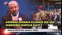 Çalgılı çengili adli yıl açılışında Barolar birliği başkanı ve Kılıçdaroğlunu utandırdı