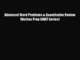 PDF Advanced Word Problems & Quantitative Review (Veritas Prep GMAT Series)  EBook