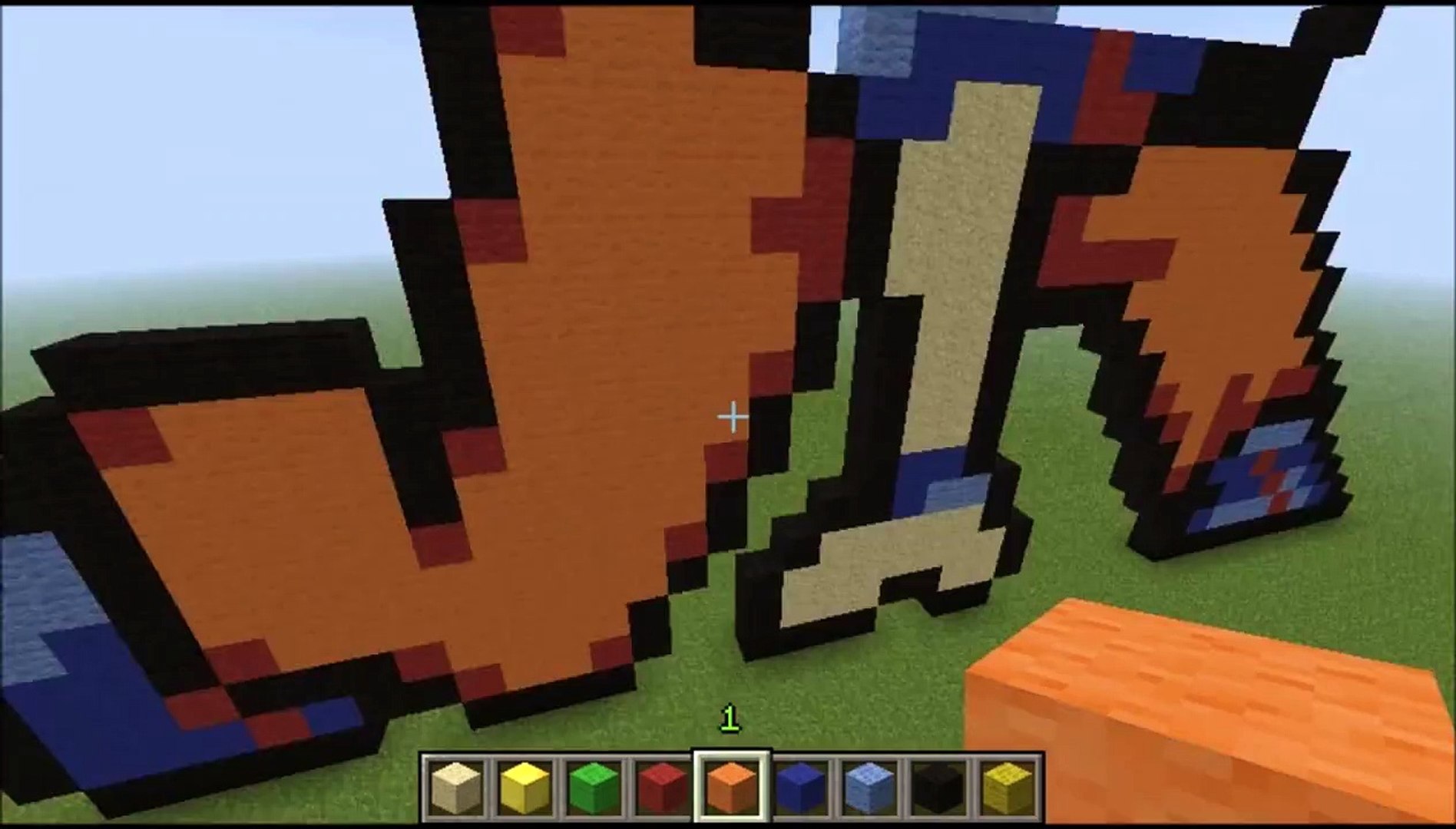 Pixel Art Minecraft 6 Son Goku Dragon Ball