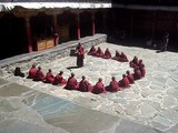 Young Monks in Tibet Pass Exam for Admission to Monastery -e