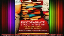 READ book  Postgraduate Study in the UK The International Students Guide Full EBook