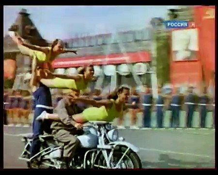 Жизнь в СССР после войны.В цвете