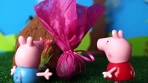 Peppa Pig George abrindo ovo de pascoa estragado - DisneyKids Peppa Portugues Brasil