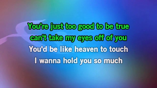 Karaoke Cant Take My Eyes Off Of You - The Overtones *