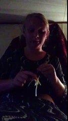 Alexa Anderson playing hot cross buns