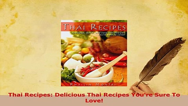 Download Thai Recipes Delicious Thai Recipes Youre Sure To Love Download Online