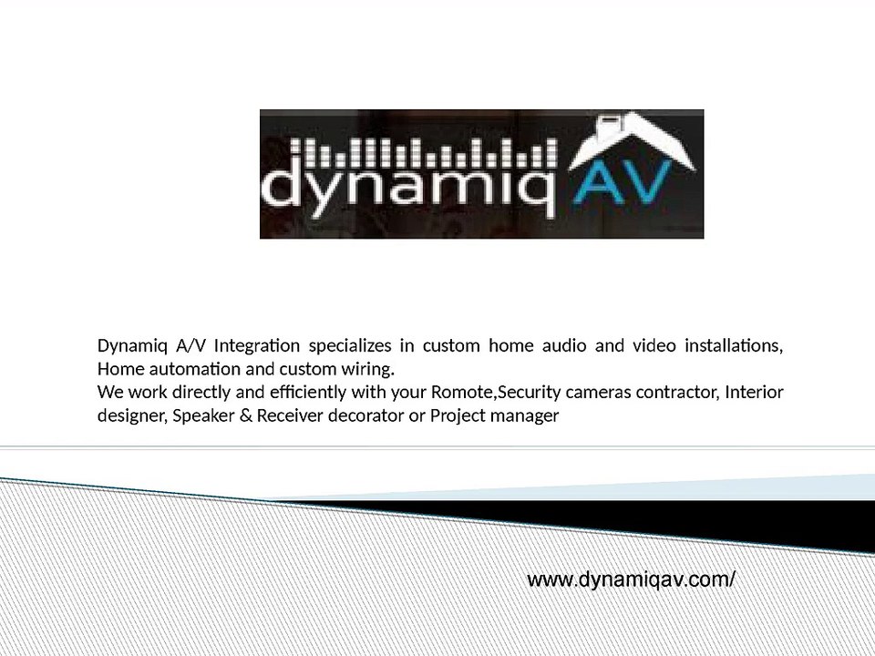 Home Automation Systems and Home Theater Installation