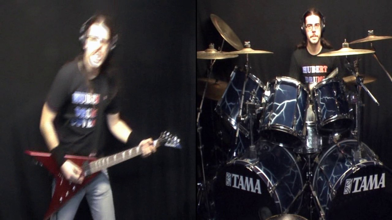 Def Leppard - Make Love Like A Man (Drums & Guitar cover) [HD]