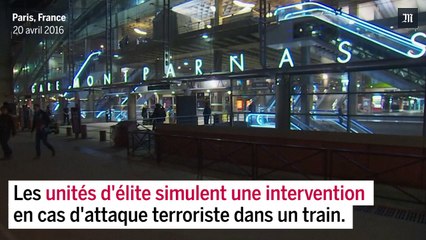 Attaque terroriste fictive à Montparnasse : la BRI, le Raid et le GIGN s'exercent ensemble