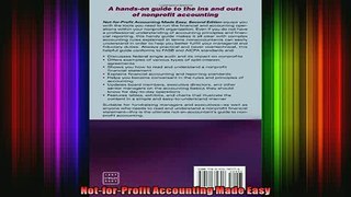 READ book  NotforProfit Accounting Made Easy Full Free