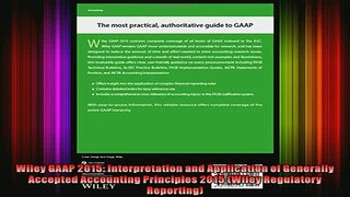 READ book  Wiley GAAP 2015 Interpretation and Application of Generally Accepted Accounting Full EBook