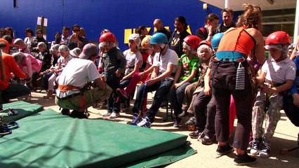 Tyrolienne Géante au Centre Commercial Thiais Village