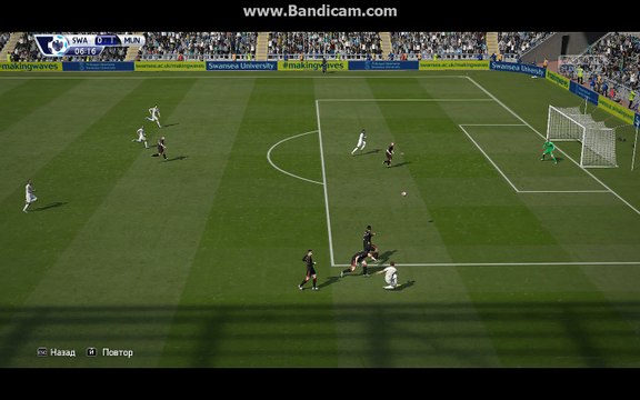 BPL 5 Тур. Суонси - Манчестер Юнайтед. 1:1. Song Young, 7'