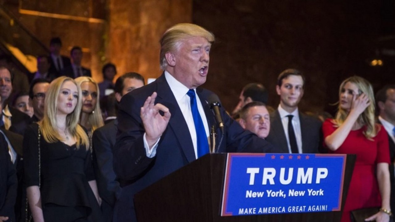 Donald Trump's victory speeches, then and now