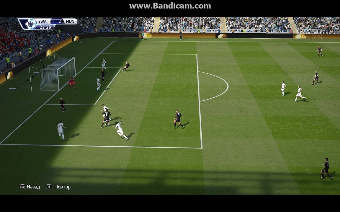 BPL 5 Тур. Суонси - Манчестер Юнайтед. 1:3. Rooney, 23'