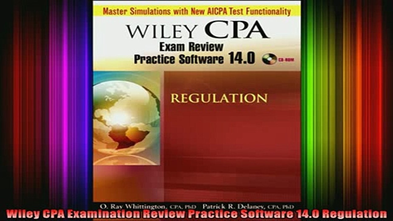 READ Ebooks FREE  Wiley CPA Examination Review Practice Software 140 Regulation Full Free
