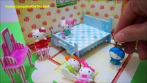 Hello Kitty Jumping on the Bed Nursery Rhyme Song music video children