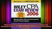 READ book  Wiley CPA Exam Review 2006 Business Environment and Concepts Wiley CPA Examination Full Free