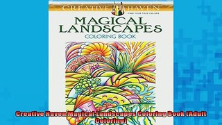 FREE PDF  Creative Haven Magical Landscapes Coloring Book Adult Coloring  FREE BOOOK ONLINE