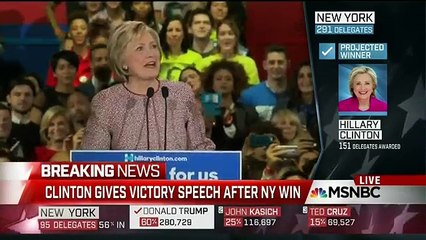 Hillary Clinton Victory Speech in New York