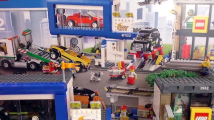 Lhélicoptère Lego vole au dessus du centre ville | Construction de lhélicoptère reporter