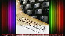 FREE EBOOK ONLINE  Essays For Bar Exams Borrowing Allowed Borrowing Allowed Full EBook