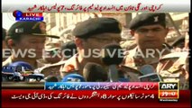 DG Rangers & IG Sindh talking to media