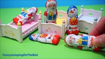Christmas Jumping on the Bed FIVE Little Santa Claus Snowman Nursery Rhymes music video