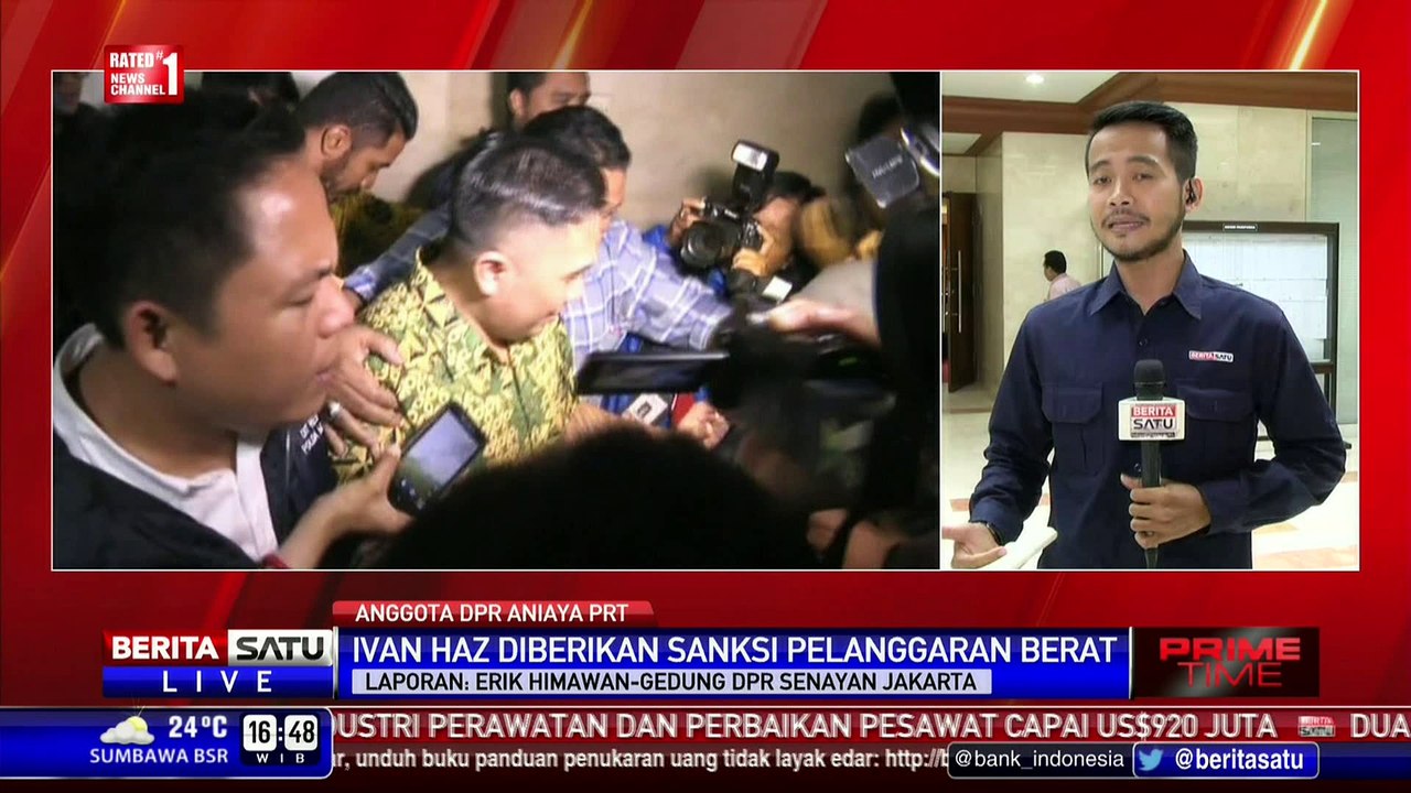 MKD Putuskan Sanksi Berat untuk Ivan Haz