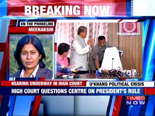 HC questions Centre on President's rule