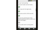 Canvas Employee Information Checklist for Food Handlers Mobile App