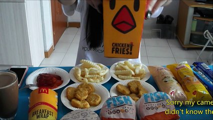 [ GIRL VS FOOD ] 7K Calories FAST FOOD CHALLENGE :D