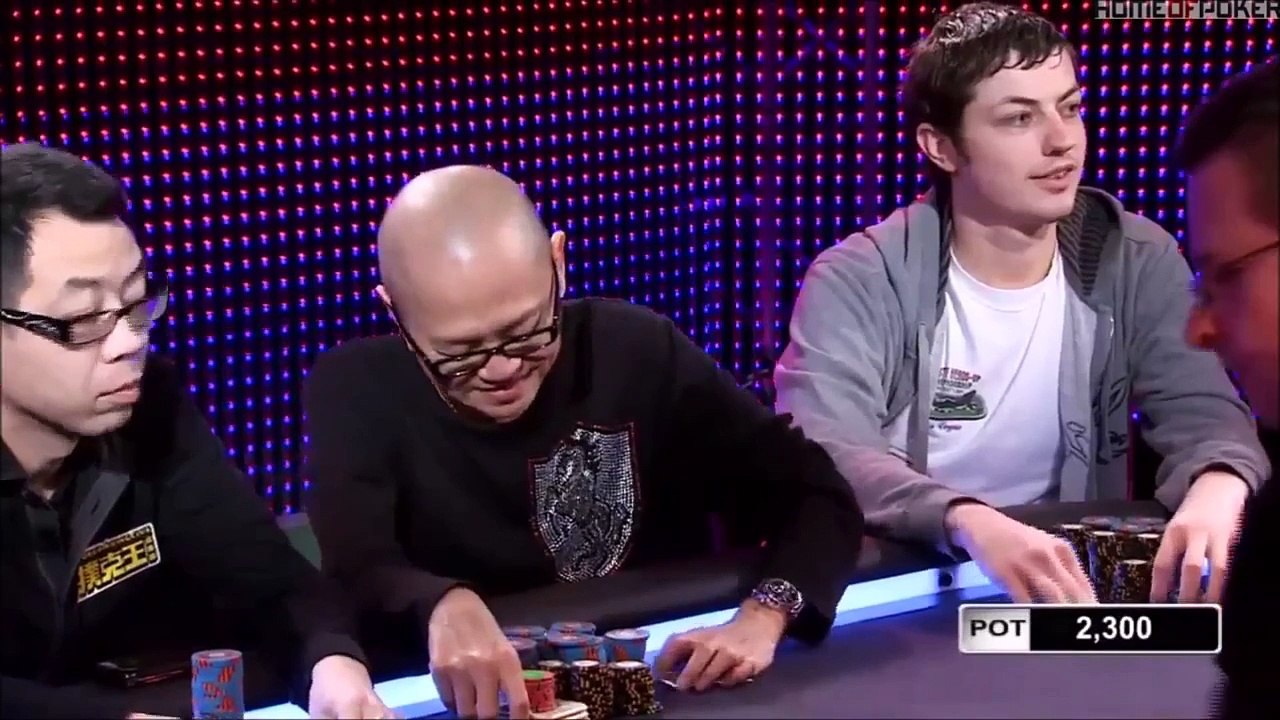 Sam Trickett puts the pressure on Patrik Antonius preflop