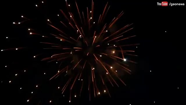 Amazing Fireworks in Lahore on 23rd March Pakistan Day