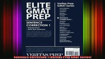 READ Ebooks FREE  Sentence Correction 1 Veritas Prep GMAT Series Full Free