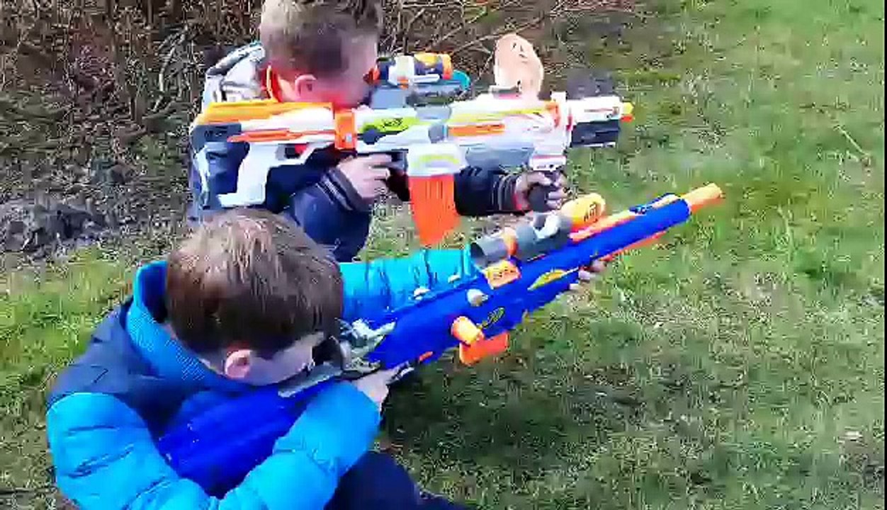 Nerf war (CRIMINALS VS FBI) #3 The Kidnap