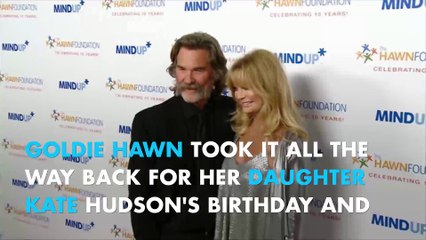 Goldie Hawn Wishes Happy Birthday to her girl with a #TBT