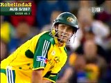 Michael Hussey Hits the Roof