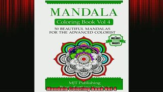 FREE DOWNLOAD  Mandala Coloring Book Vol 4  BOOK ONLINE
