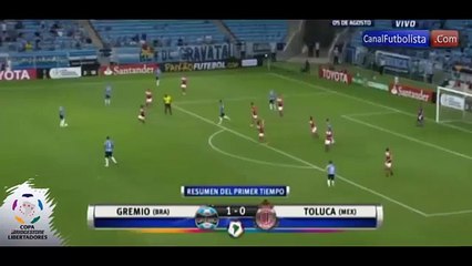 Gremio vs Toluca 1-0 Copa Libertadores 2016 HD