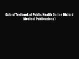 Download Oxford Textbook of Public Health Online (Oxford Medical Publications) PDF Free
