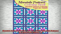 EBOOK ONLINE  Mandala Pattern Coloring Pages for Adults Mandala Patterns Coloring Book Volume 1  BOOK ONLINE