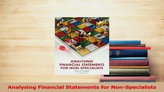PDF  Analysing Financial Statements for NonSpecialists Download Online