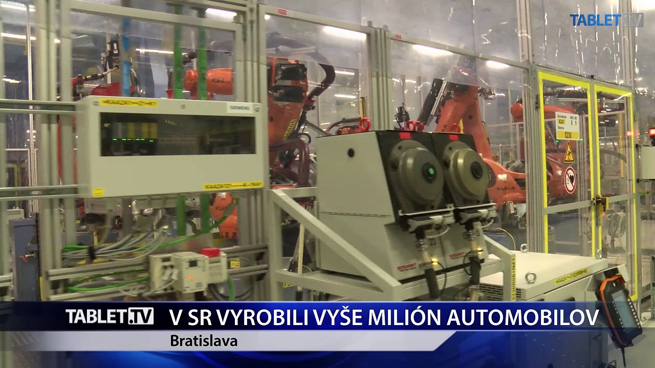 Na Slovensku sa minulý rok vyrobilo viac ako milión automobilov