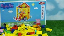 peppa pig toys - Peppa Pig Blocks Mega House unboxing toys. Toy For Kids Peppa collection