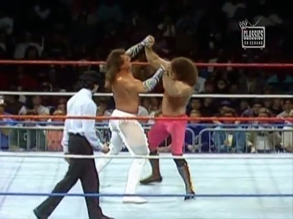 WWF 1989: Rick Rude VS Brutus Beefcake