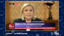 Marine Le Pen embarrassée par la question d'une journaliste roumaine